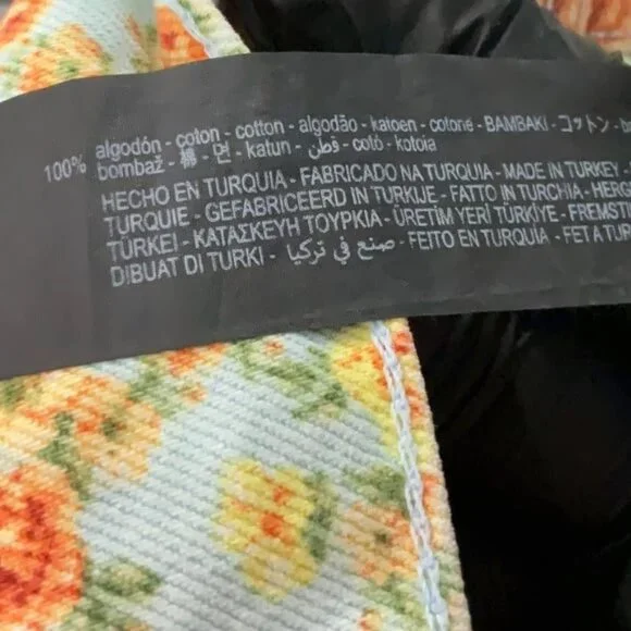 NWT Zara 90s High Rise Raw Hem Floral Shorts Size 4 - Picture 6 of 6